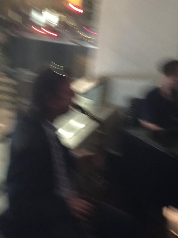A night set in motion blur